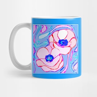 Colorful Layered Abstract of Red Poppies (MD23Mrl018b) Mug